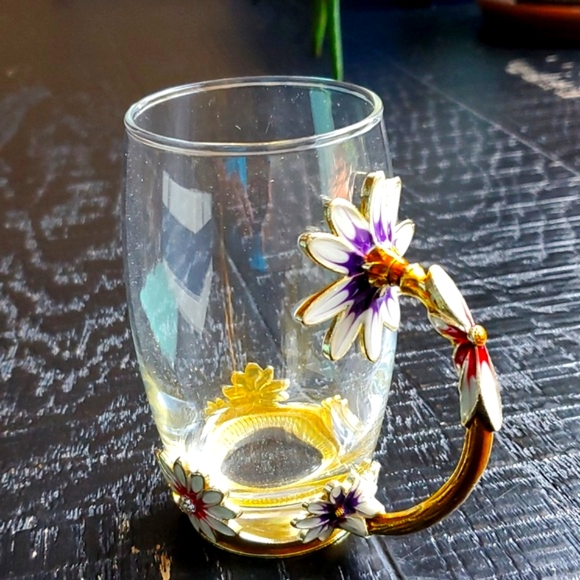 NEW IN BOX  ARC OF FRANCE  Water Cup Drink Mug with Handle Design Tea Coffee Cup - Picture 2 of 16